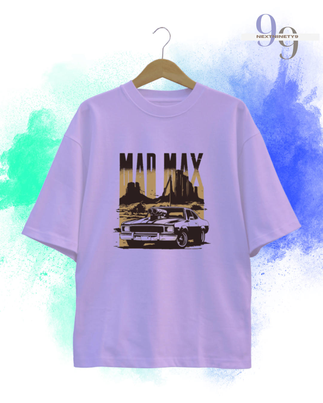 Madmax:Clean Look Oversized Solid T-shirt