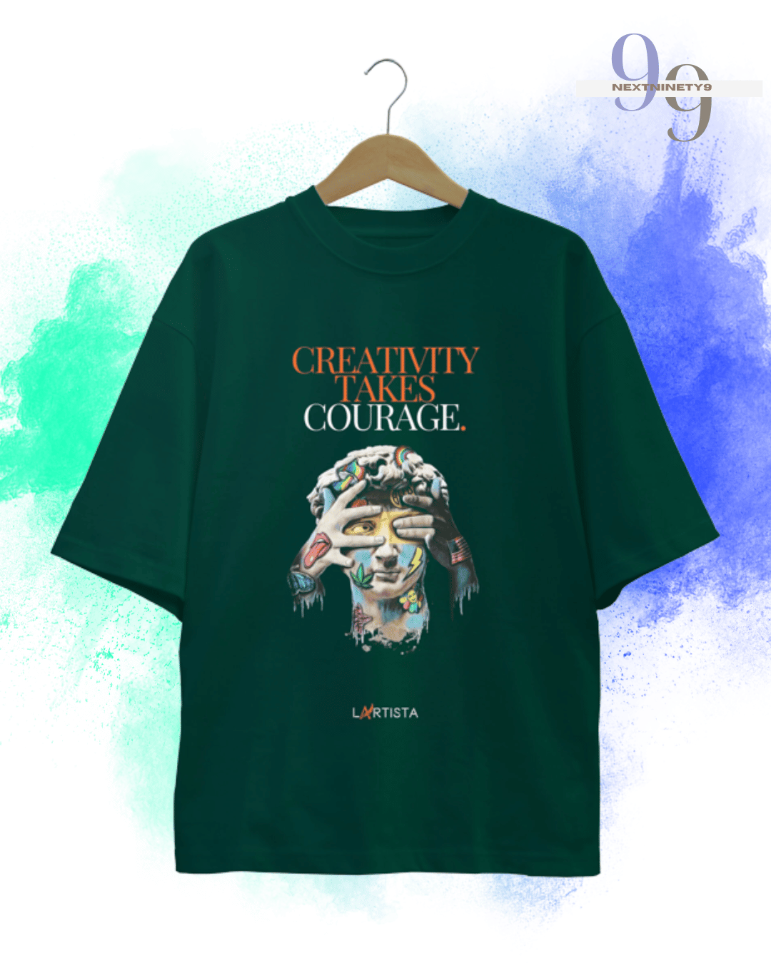 Creativity: Clean Look Oversized Solid T-shirt